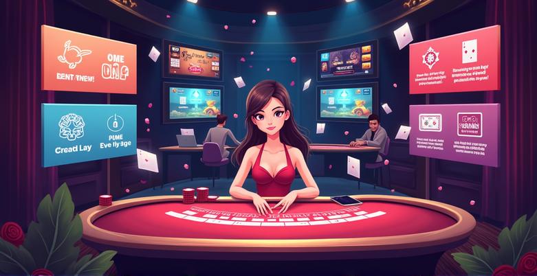 Online Baccarat live from real casino